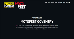 Desktop Screenshot of coventrymotofest.com